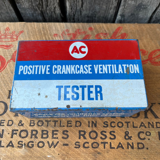 【USA vintage】30s AC POSITIVE CRANKCASE VENTILATION TESTER Toolbox
