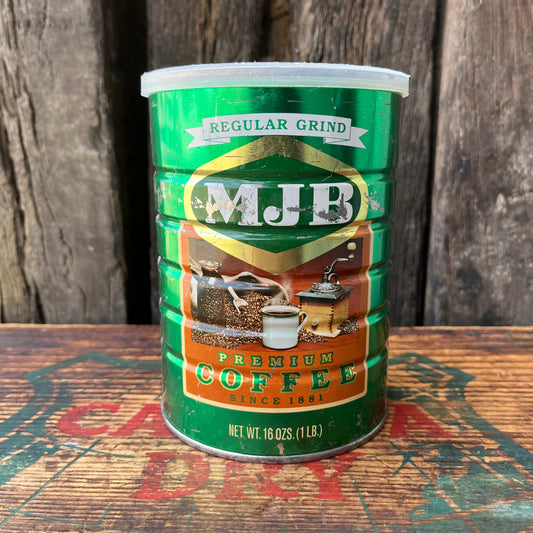 【USA vintage】MJB Coffee Tin Can