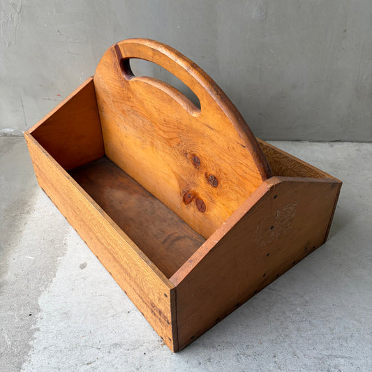 【USA vintage】Wooden Toolbox