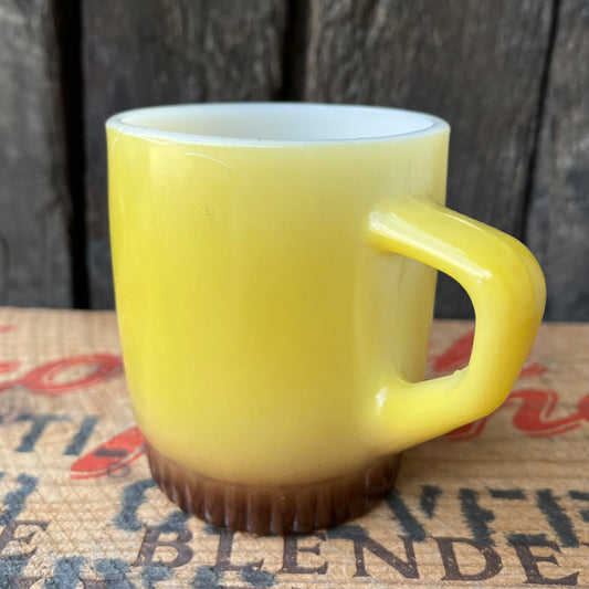 【1960-1976 USA vintage】Fire-King ribbedbottom Mugcup