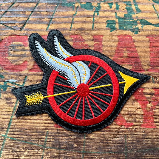 【USA vintage】ワッペン Wheel & Wing