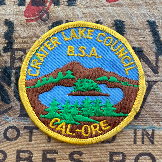 【USA vintage】Boy Scout Patch Crater Lake Council