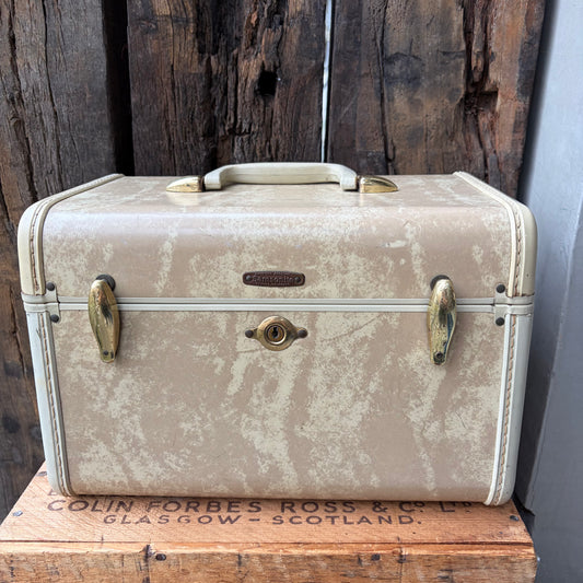 【USA vintage】1950s Samsonite Cosmetic Train Hardcase