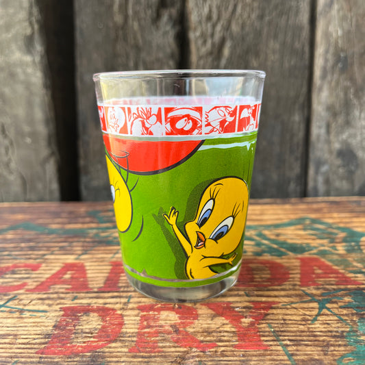 【USA vintage】Looney Tunes Tweety Bird glass