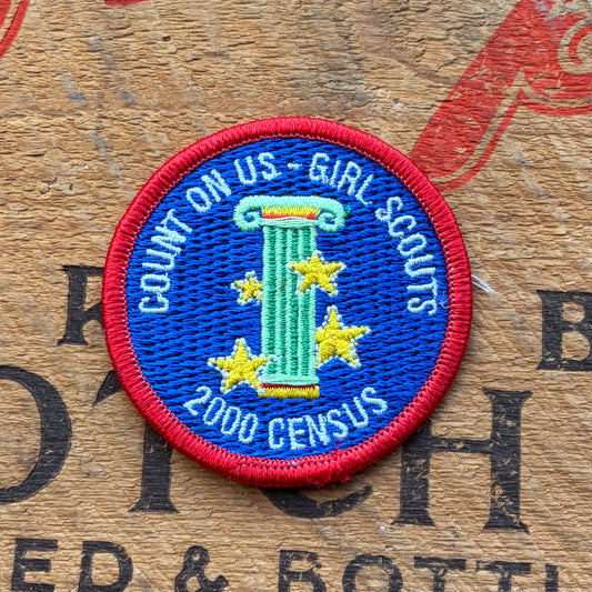 【USA vintage】Girl Scout Count On Us Patch