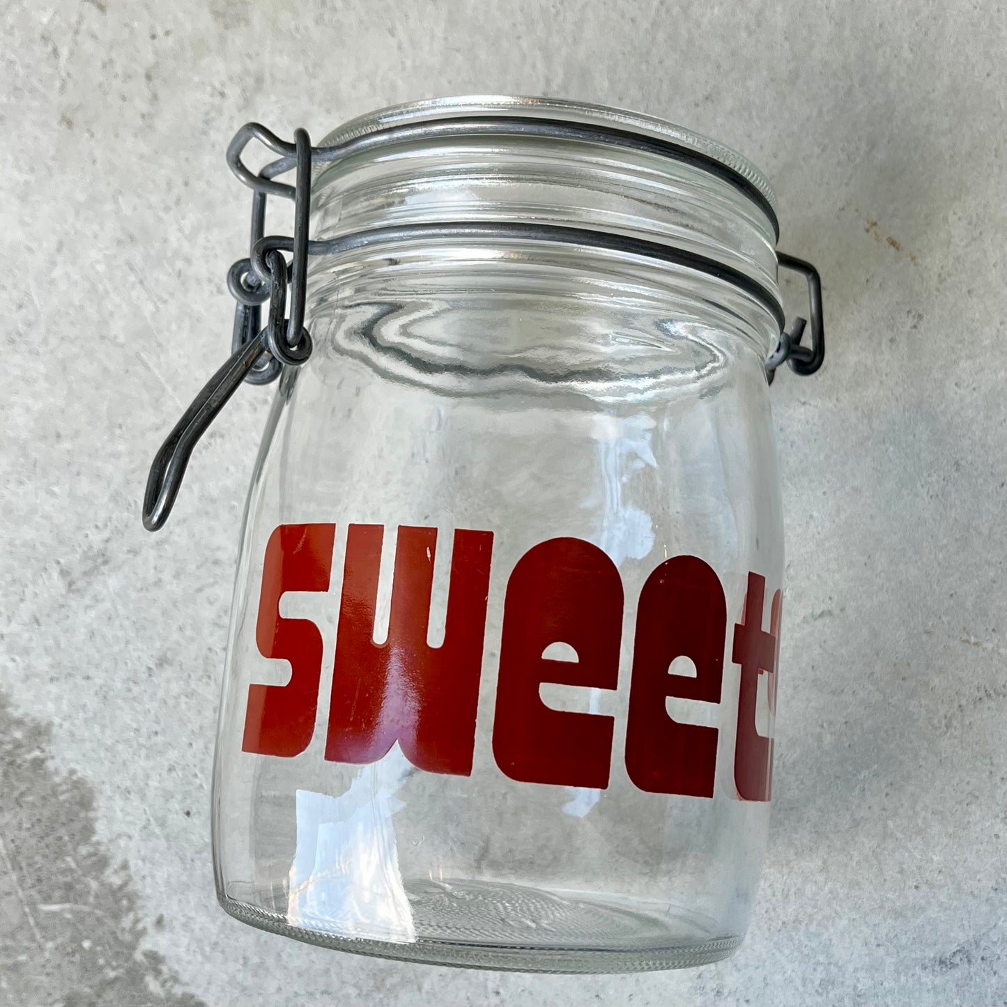 【French vintage】Triomphe Glass Canister