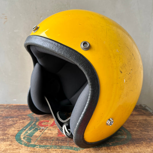 【USA vintage】Jet Helmet Yellow