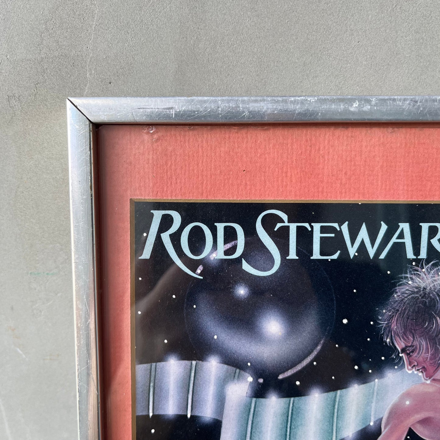 【USA vintage】Rod Stewart “Atlantic Crossing” Art Deco