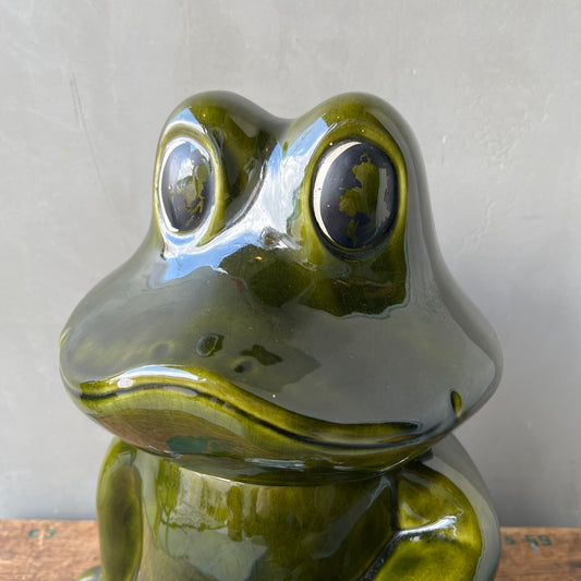 【USA vintage】Frog Cookie Jar
