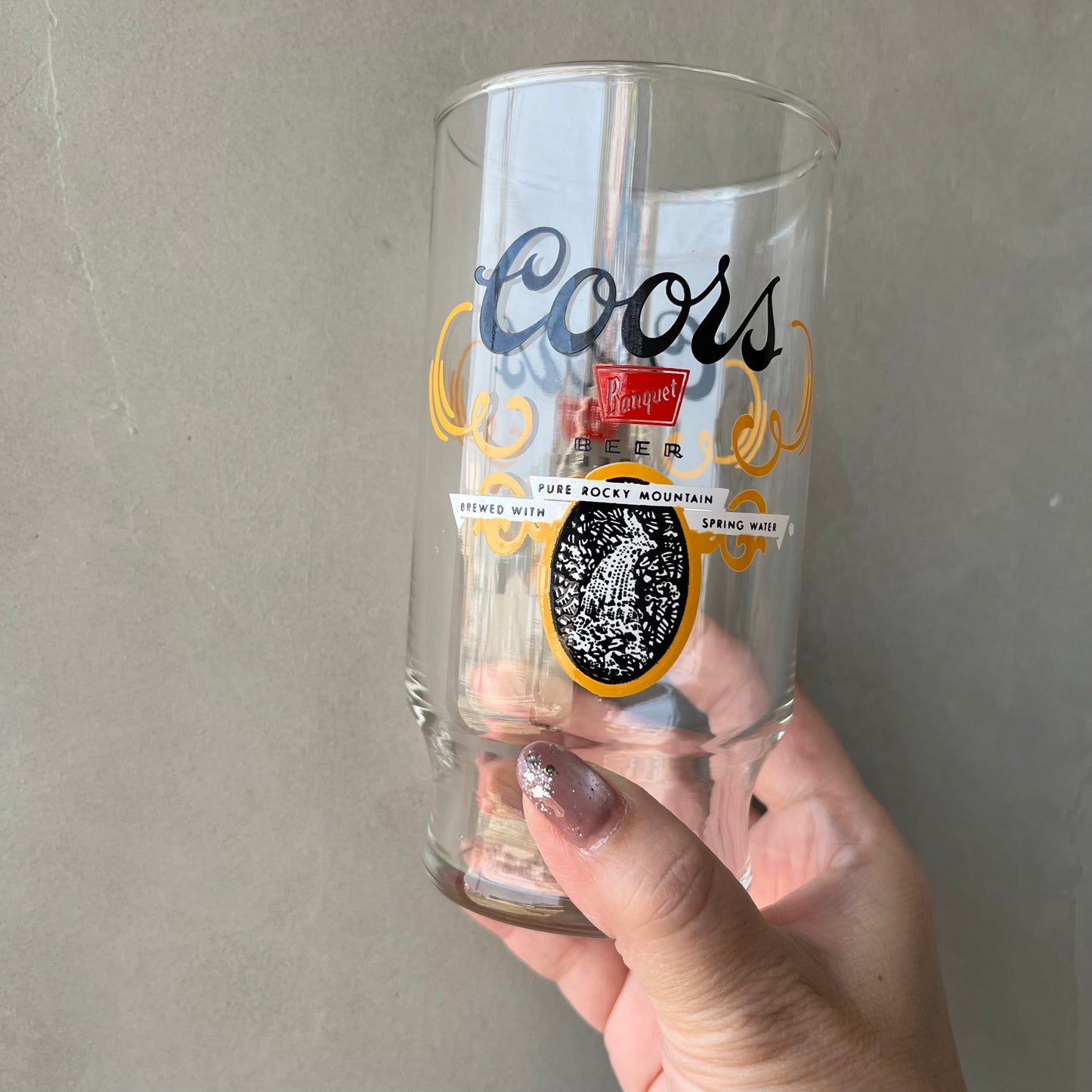 【USA vintage】Coors Banquet Beer Glass