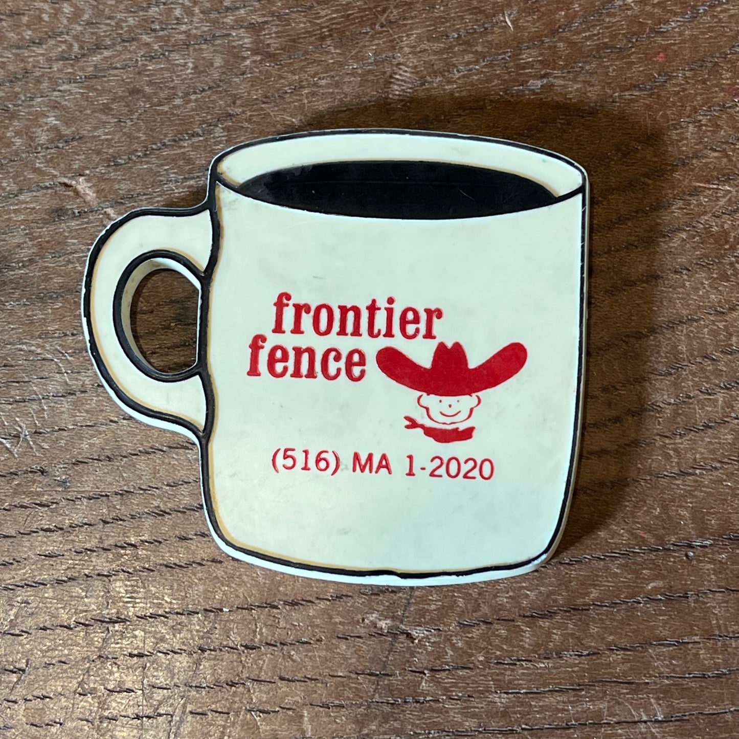 【USA vintage】Advertising Magnet frontier fence
