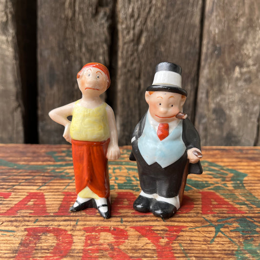 【50s USA vintage】Maggie & Jiggs Salt and Pepper