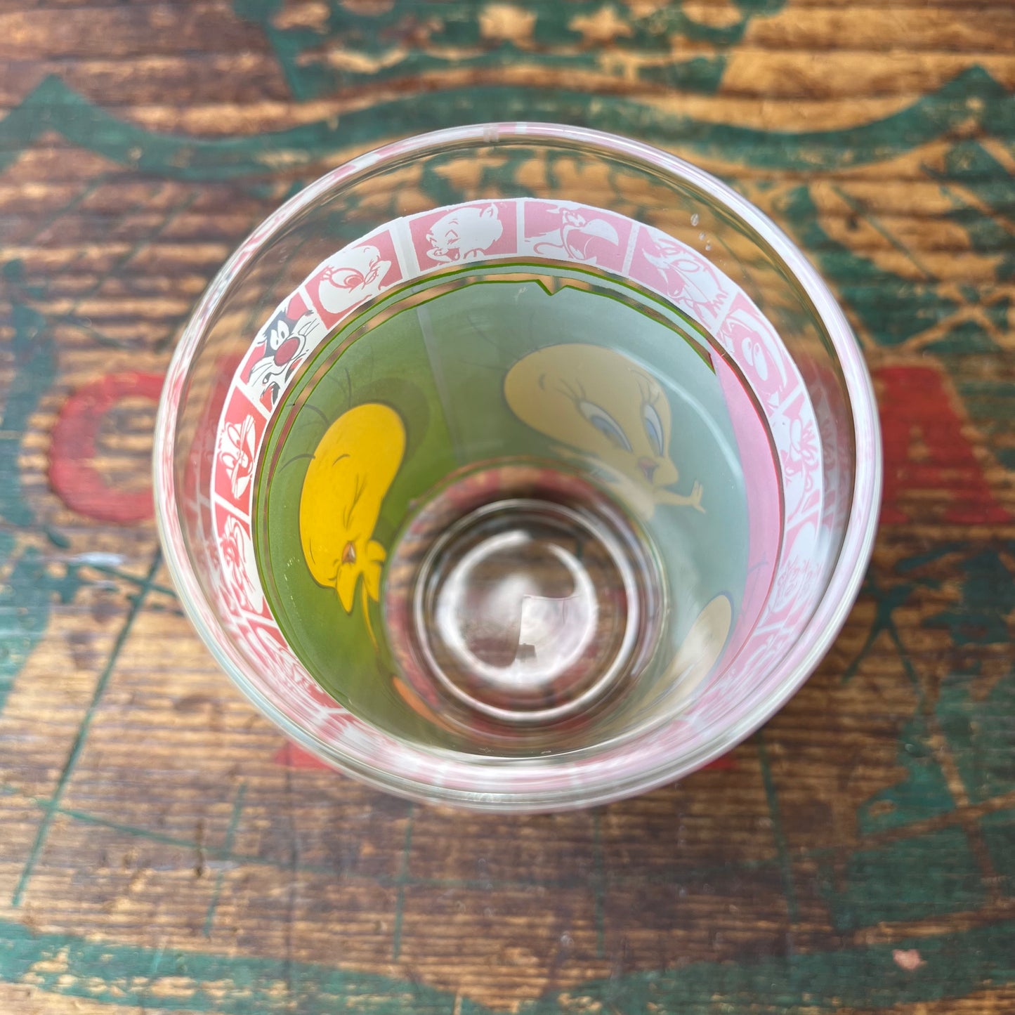 【USA vintage】Looney Tunes Tweety Bird glass