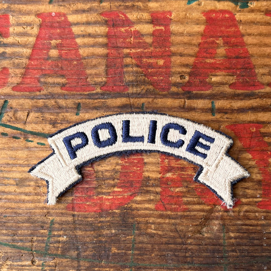 【USA vintage】ワッペン POLICE