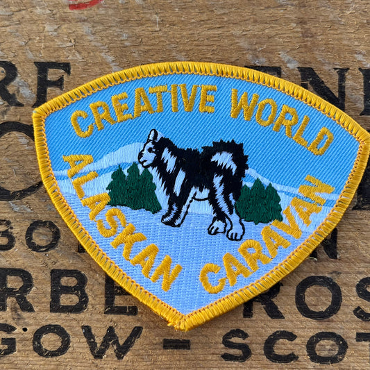 【USA vintage】Creative World Alaskan Caravan Patch
