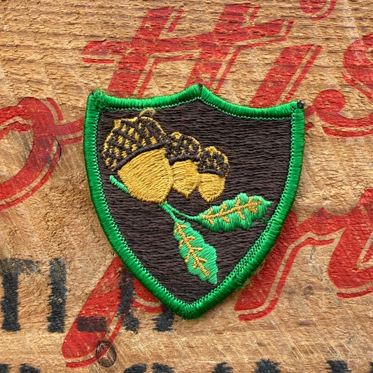 【USA vintage】Golden Acorn Patch