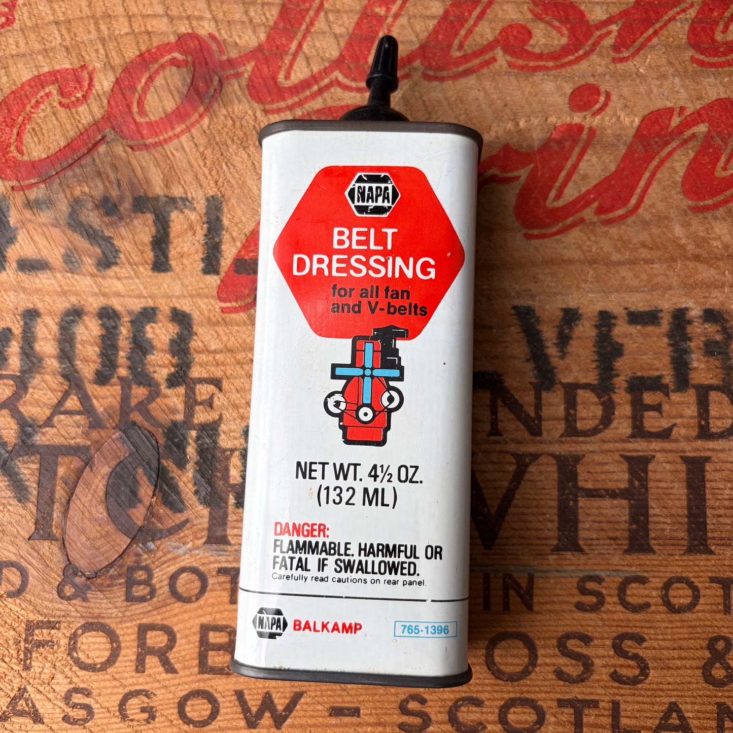 【USA vintage】NAPA Belt Dressing Can