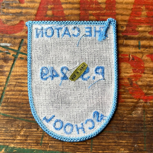 【USA vintage】ワッペン The Caton P.S. 249 School