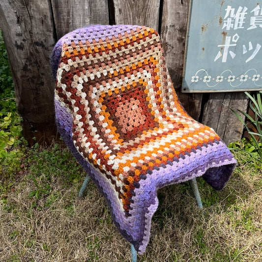 【USA vintage】Granny Blanket Square