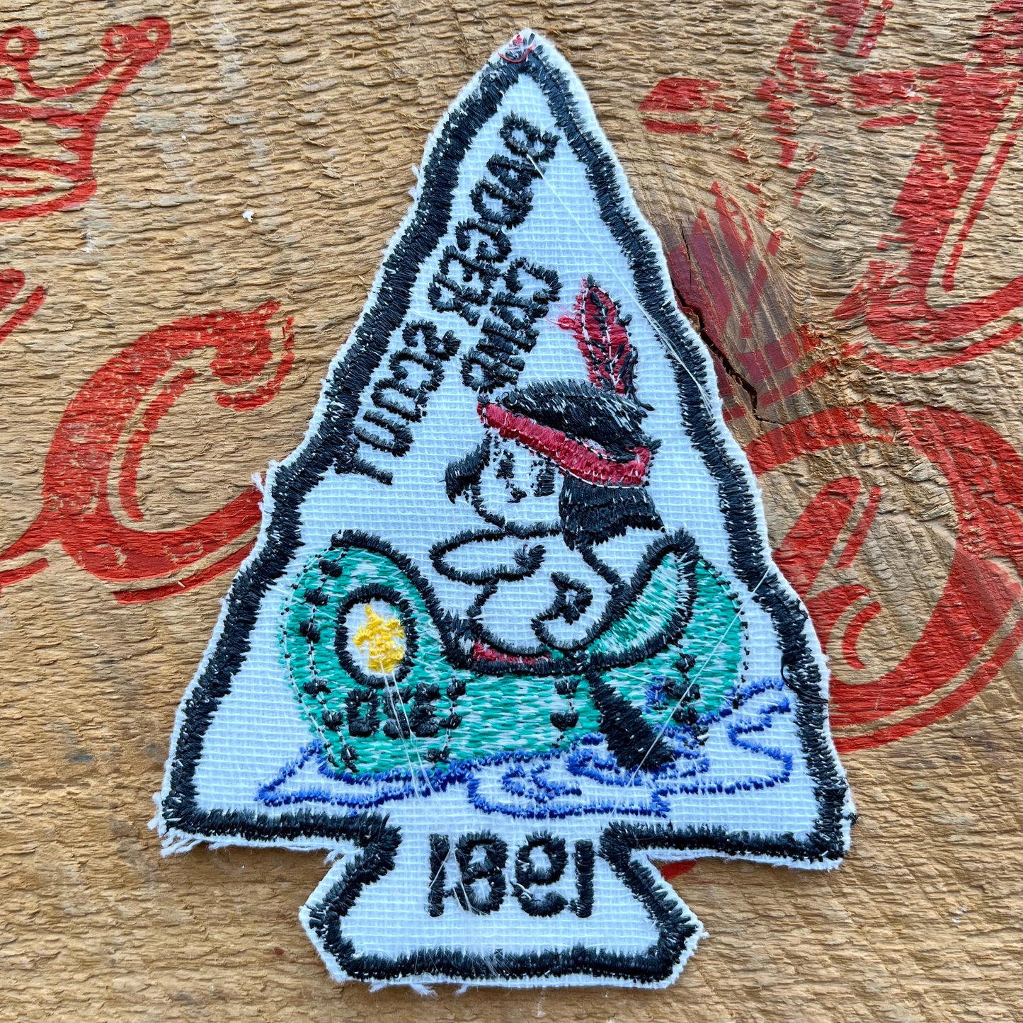 【USA vintage】Boy Scout Patch Badger scout camp