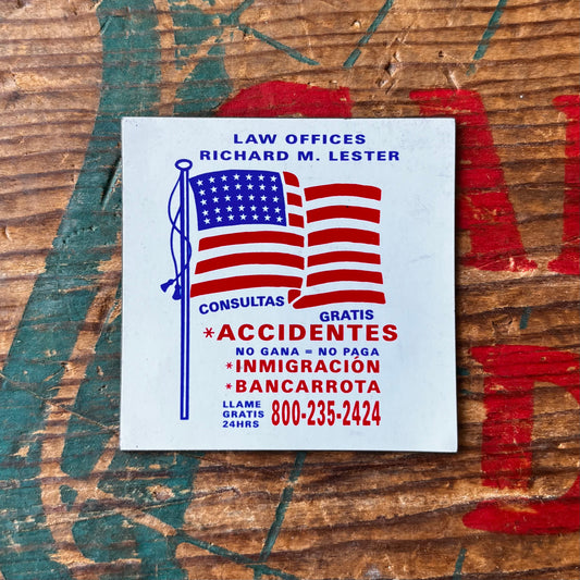 【USA vintage】Magnet LAW OFFICE