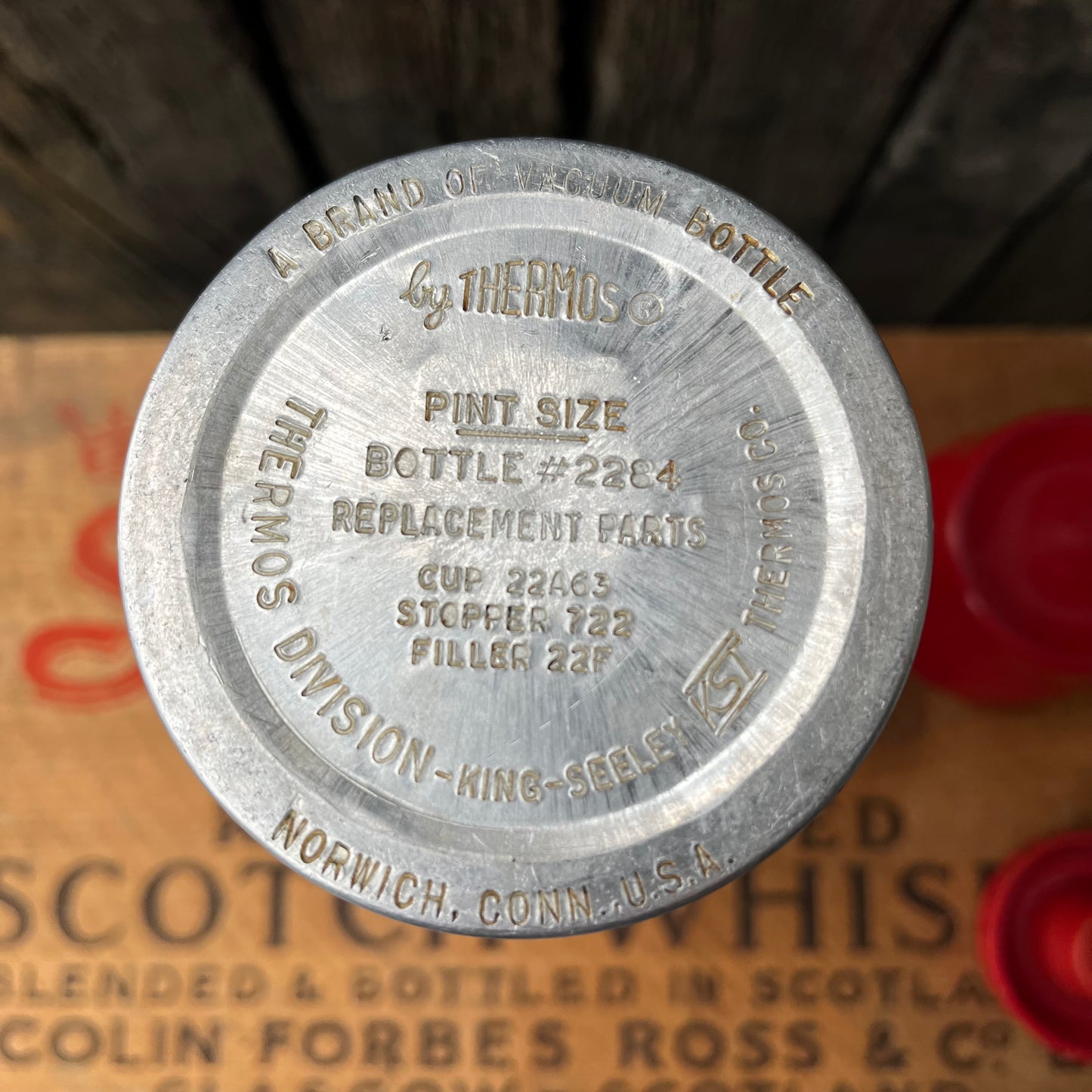 【USA vintage】Thermos Vacuum Bottle #2284