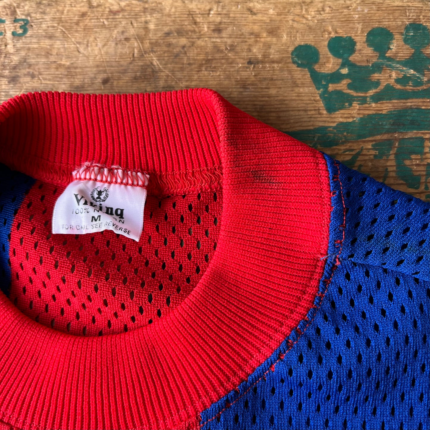 【USA vintage】Viking Motocross Mesh T Men