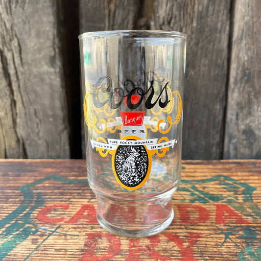 【USA vintage】Coors Banquet Beer Glass