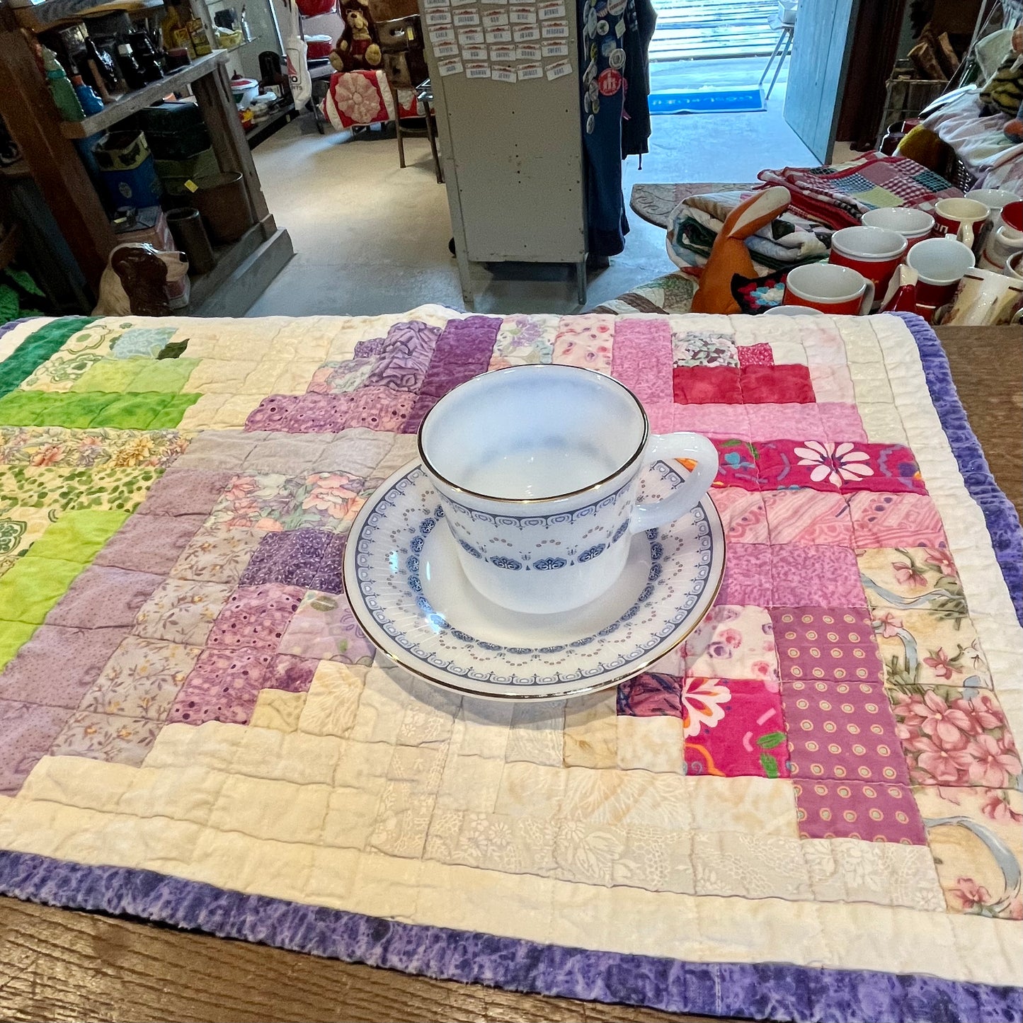 【USA vintage】Quilt Place Mat