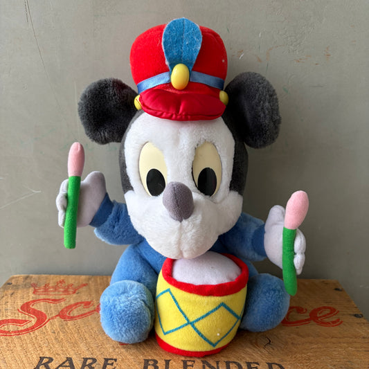 【USA vintage】Applause Baby Mickey Drummer Plush