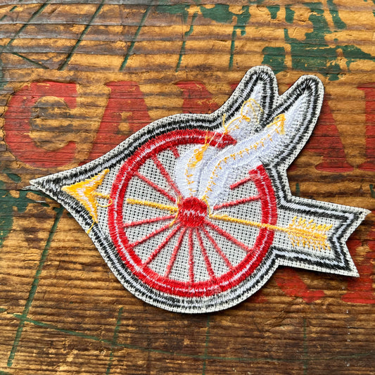 【USA vintage】ワッペン Wheel & Wing