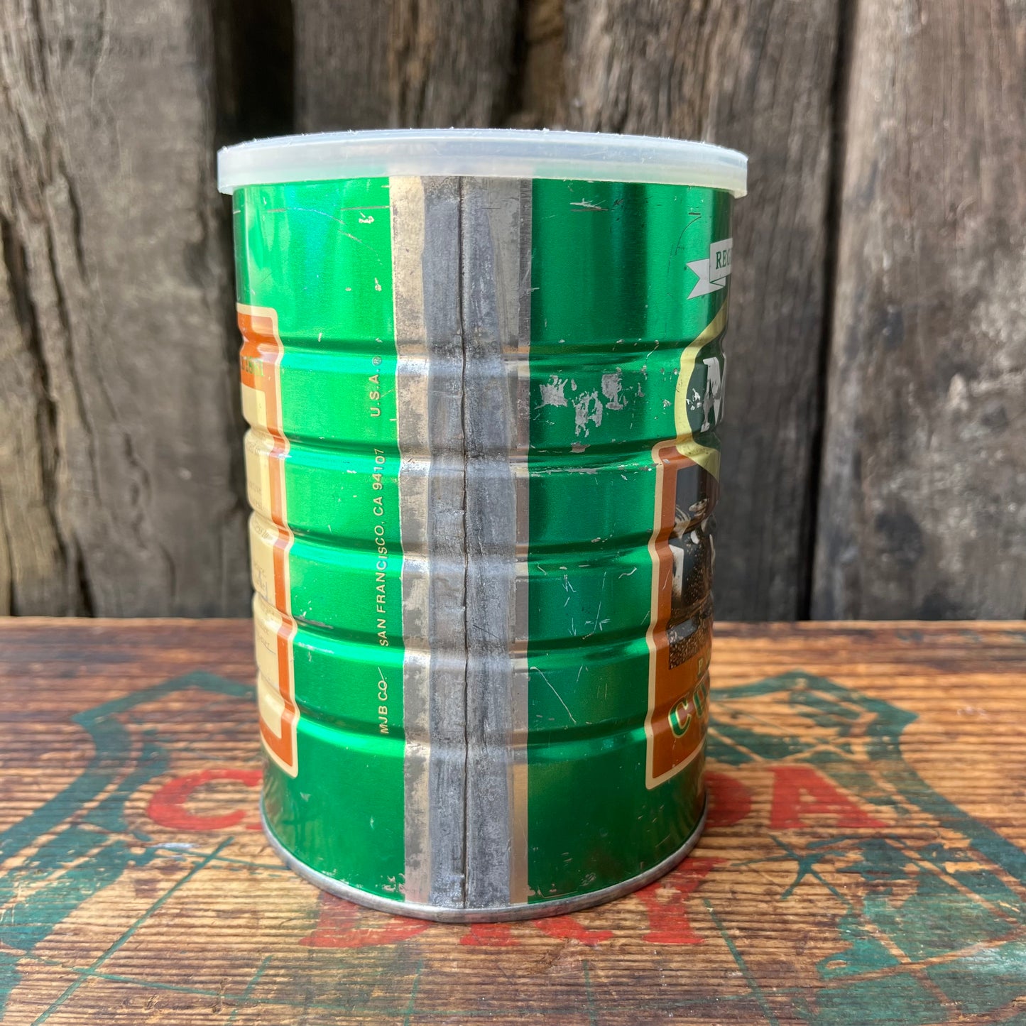【USA vintage】MJB Coffee Tin Can