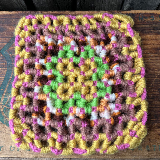 【USA vintage】Wiggly Crochet 鍋敷き ①