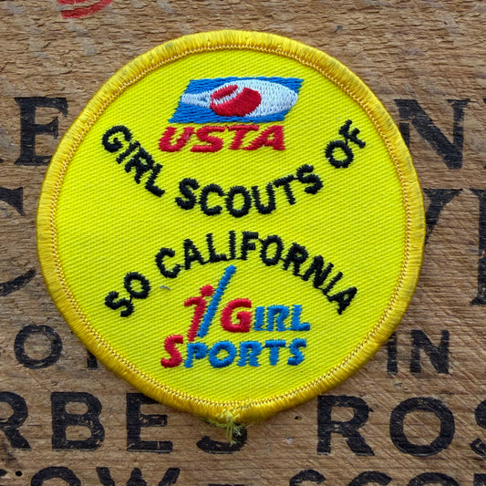【USA vintage】Girl Scout Patch USTA × Girl Scout