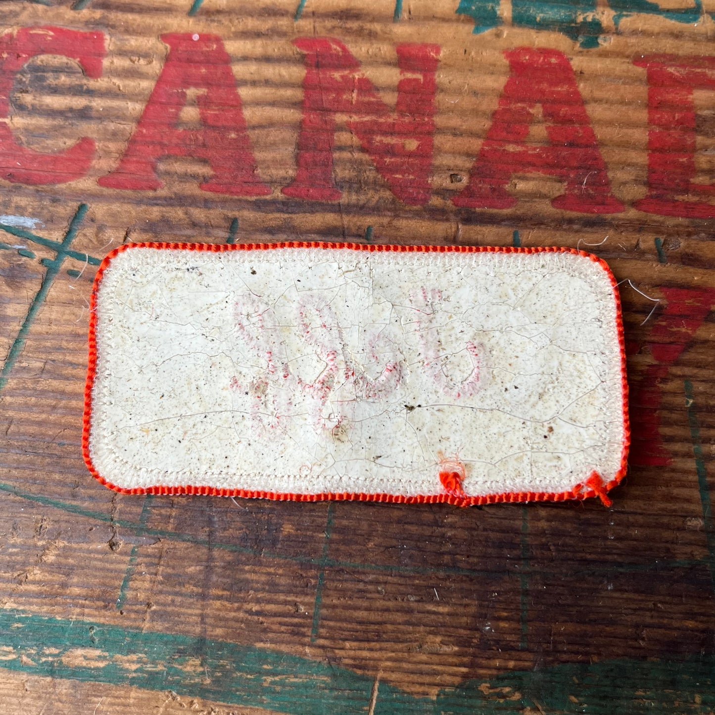 【USA vintage】Name Tag Patch Jeff