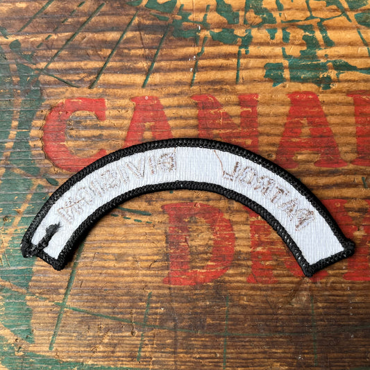 【USA vintage】ワッペン PATROL DIVISION