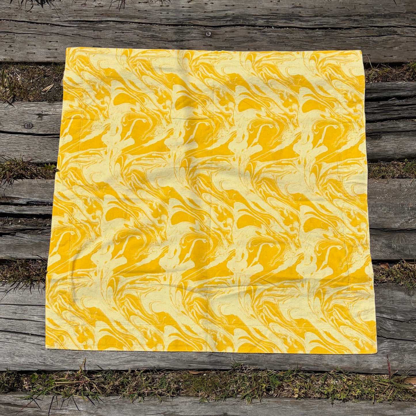【USA vintage】Flannel Baby Blanket Animals