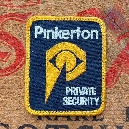 【USA vintage】Pinkerton Private Security Patch
