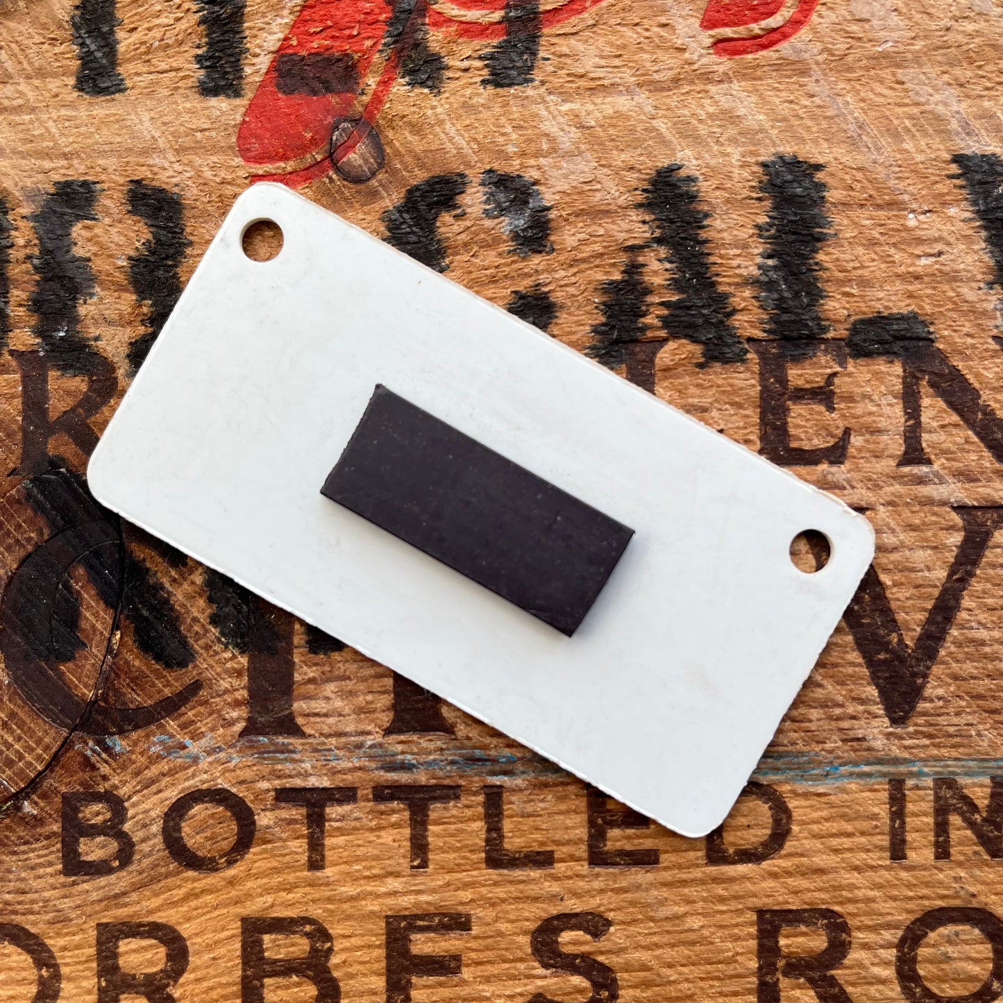 【1980’s USA vintage】Nameplate magnet HAL