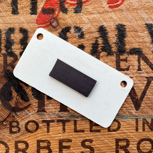 【1980’s USA vintage】Nameplate magnet HAL