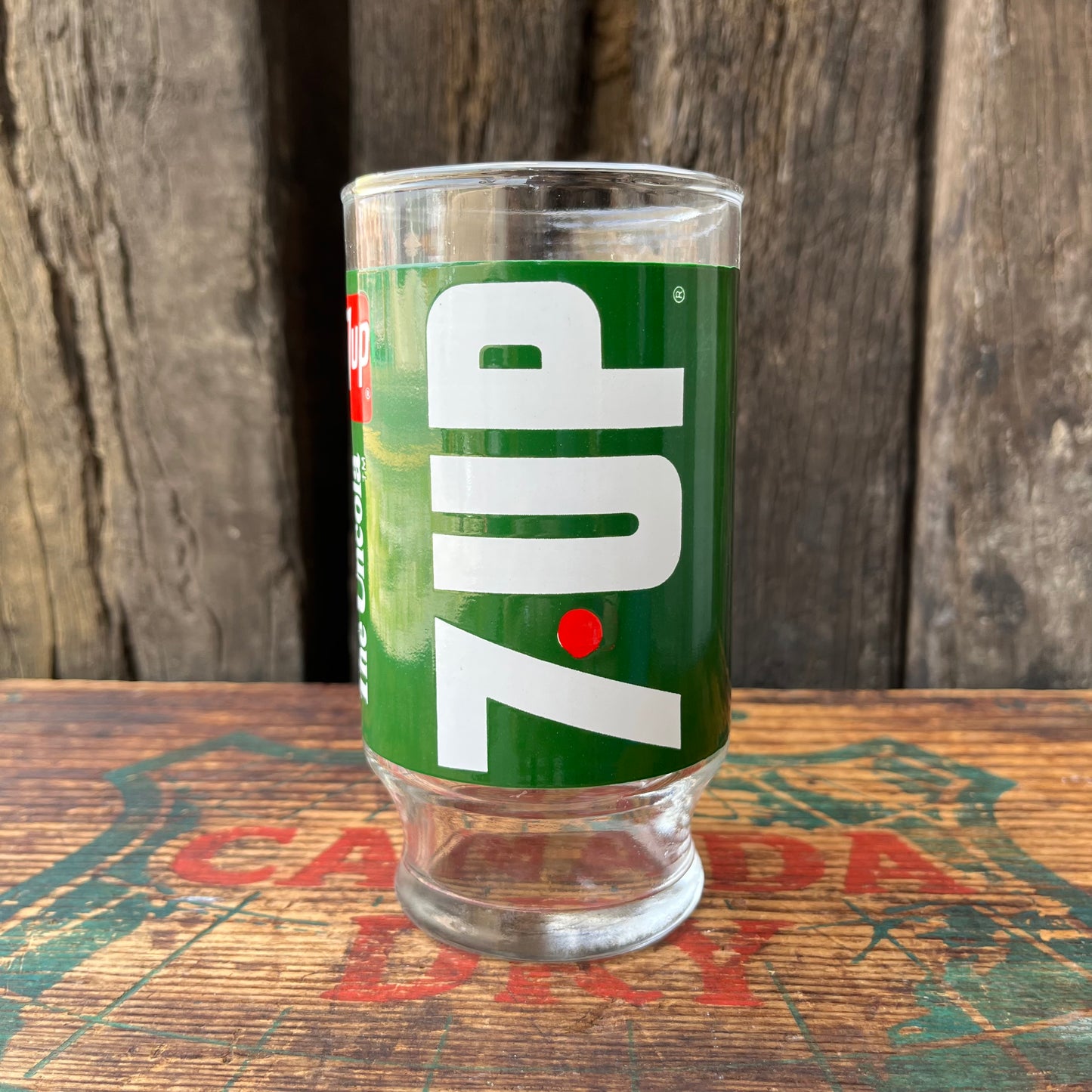 【USA vintage】7 UP The Uncola Glass