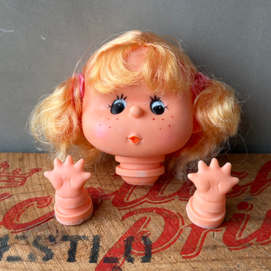 【USA vintage】Doll head Girl Blonde