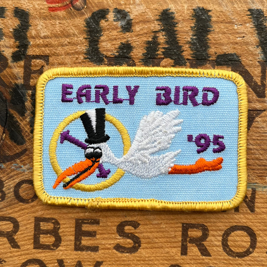 【USA vintage】Girl Scout Patch EARLY BIRD 95