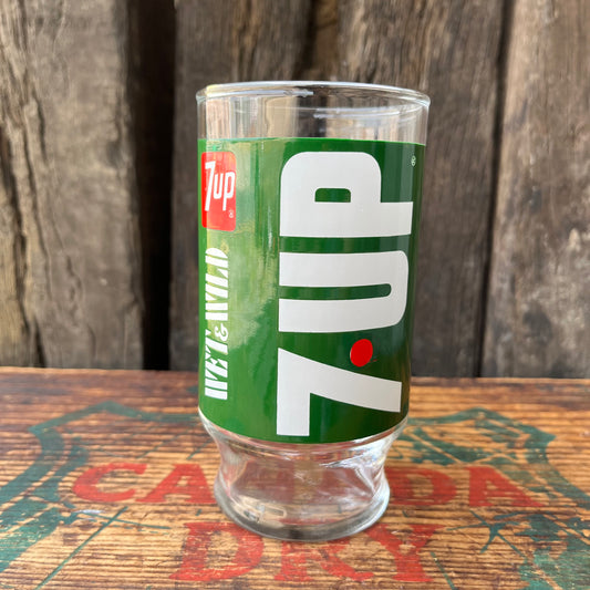 【USA vintage】7 UP The Uncola Glass