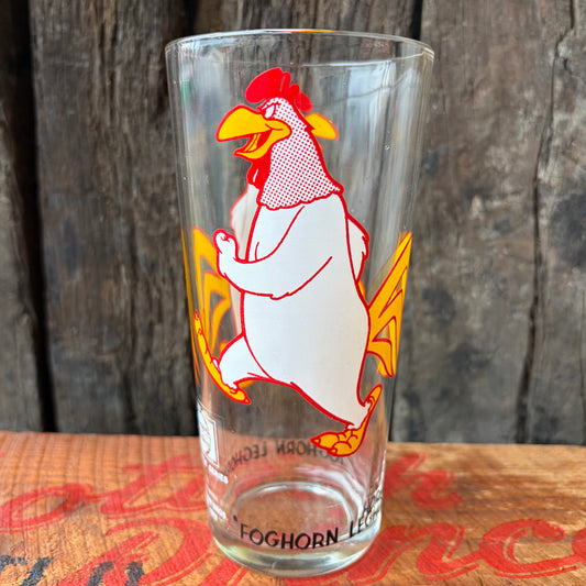 【USA vintage】Looney Tunes Foghorn Leghorn Glass