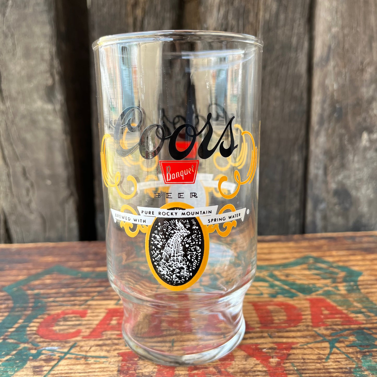 【USA vintage】Coors Banquet Beer Glass