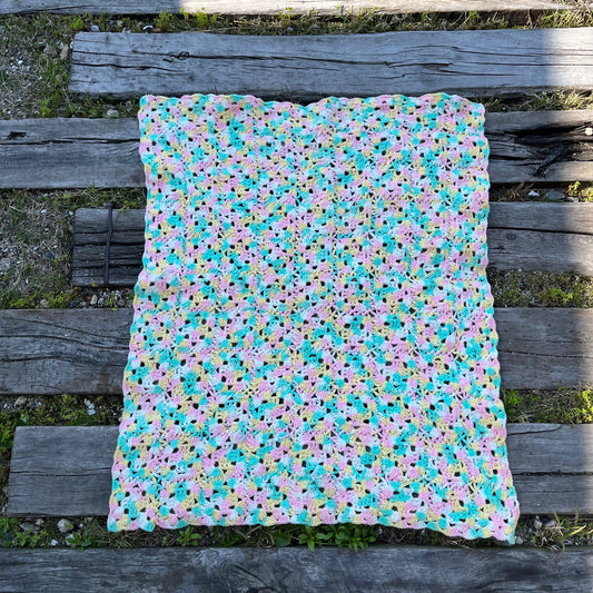 【USA vintage】Granny Blanket Pastel Color