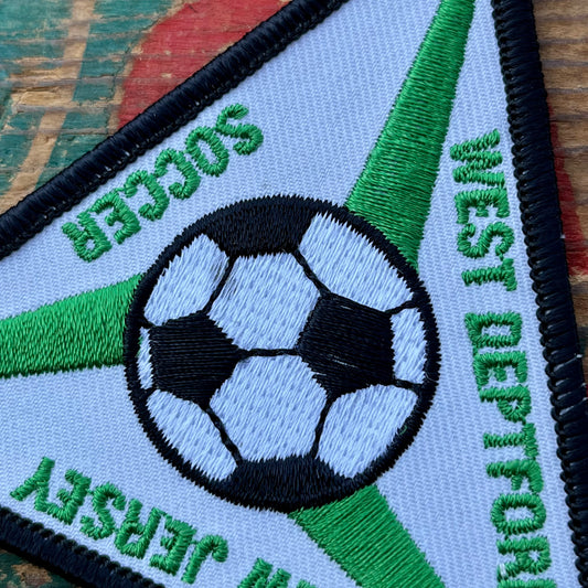 【USA vintage】ワッペン WEST DEPTFORD NEW JERSEY SOCCER