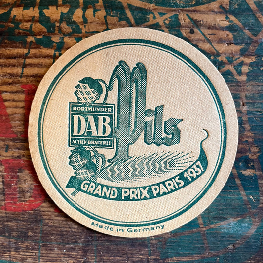 【USA vintage】Paper Coaster DAB Grand Prix Paris 1937