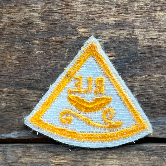 【USA vintage】ワッペン P.I.E.